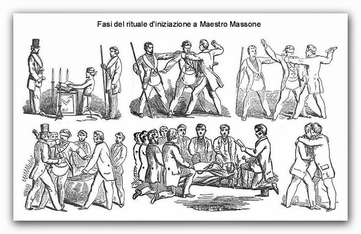 Fasi del rituale di iniziazione a Maestro Massone