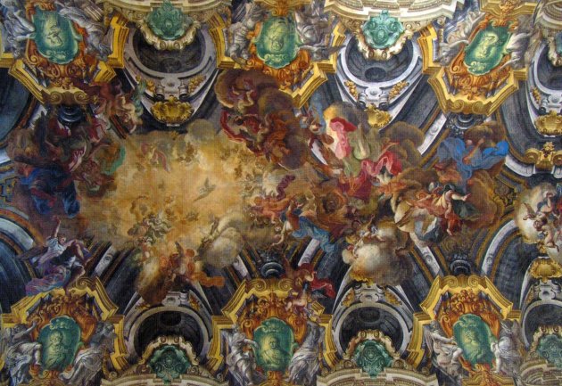 e' la prima cosa che stupisce per il visitatore che accede nella Cappella